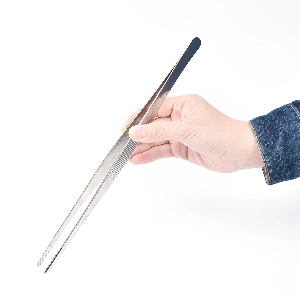 Planted Clip Tweezers - 12.5-20cm Stainless Steel Medical Dental Precision