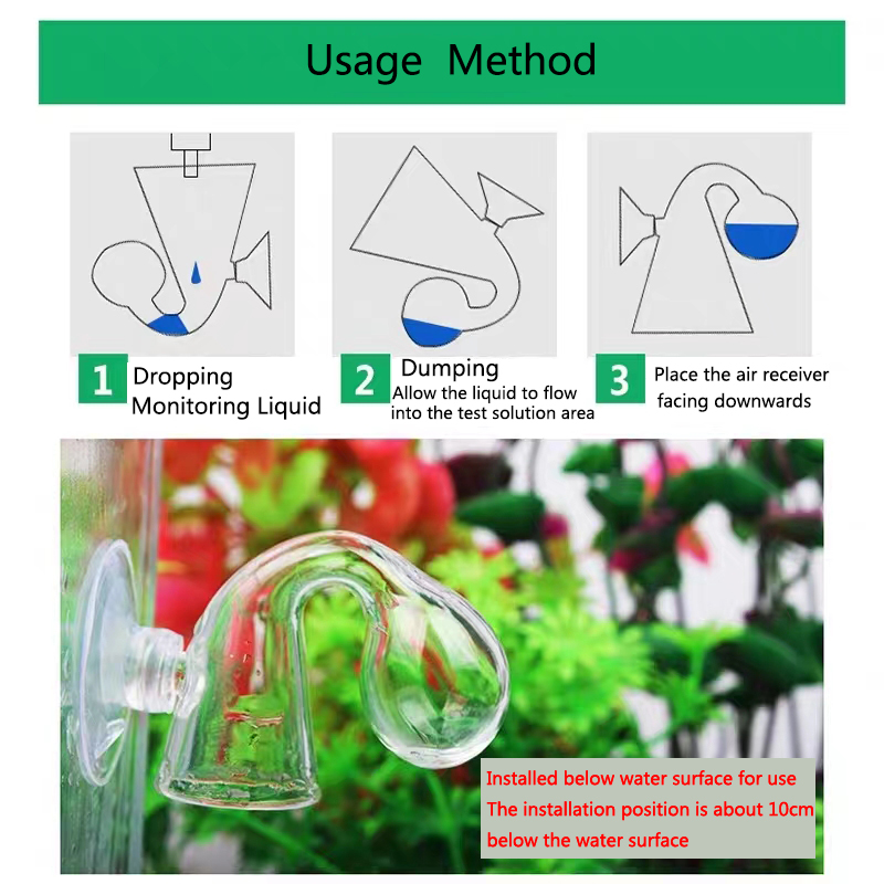 Glass Aquarium CO2 Indicator F - Glass Co2 Drop Checker 评论和价格