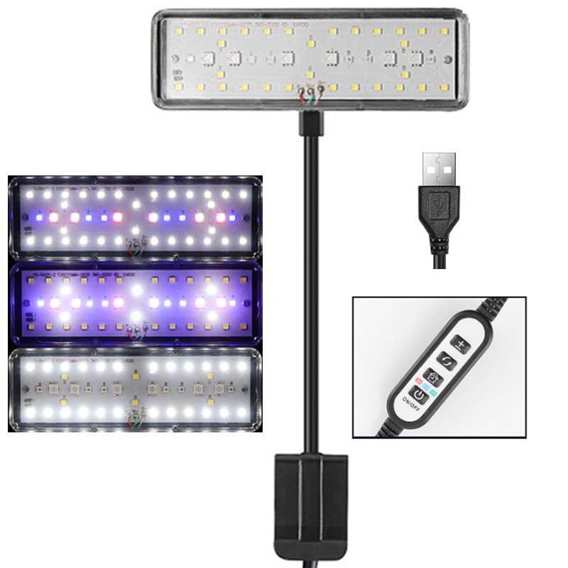 USB Aquarium LED Light Fish Ta - Aquarium Planted Tank Fertilizer 评论和价格