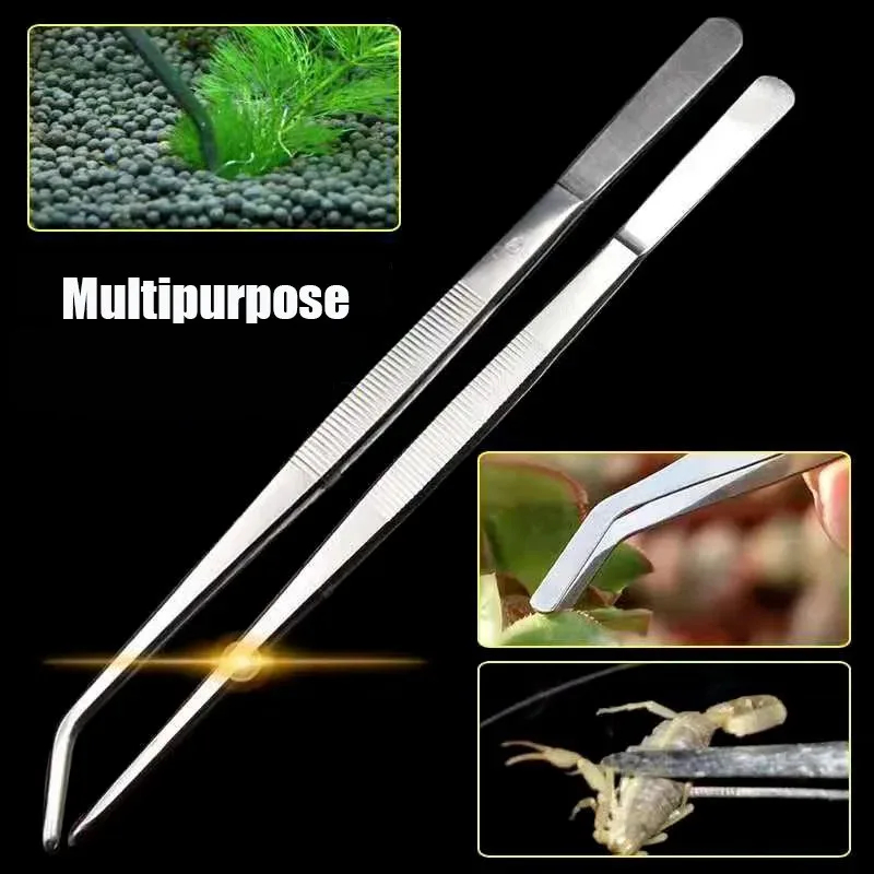 38cm Stainless Steel Aquarium  - Planted Clip Tweezers 评论和价格
