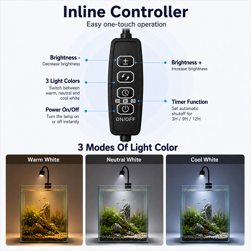 USB LED Aquarium Light Lightin - Aquarium Planted Tank Fertilizer 评论和价格