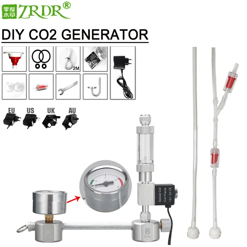 ZRDR Aquarium DIY CO2 generato - Glass Co2 Drop Checker 评论和价格