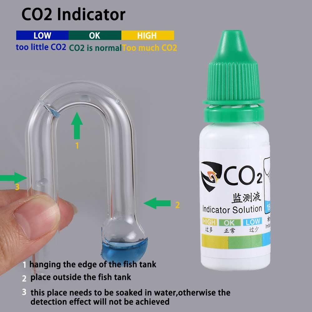 Grass Tester Monitor Fish Tank - Glass Co2 Drop Checker 评论和价格