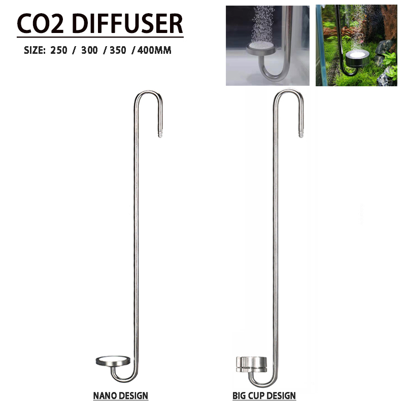 ZRDR Aquarium CO2 Diffuser Sta - Glass Co2 Drop Checker 评论和价格