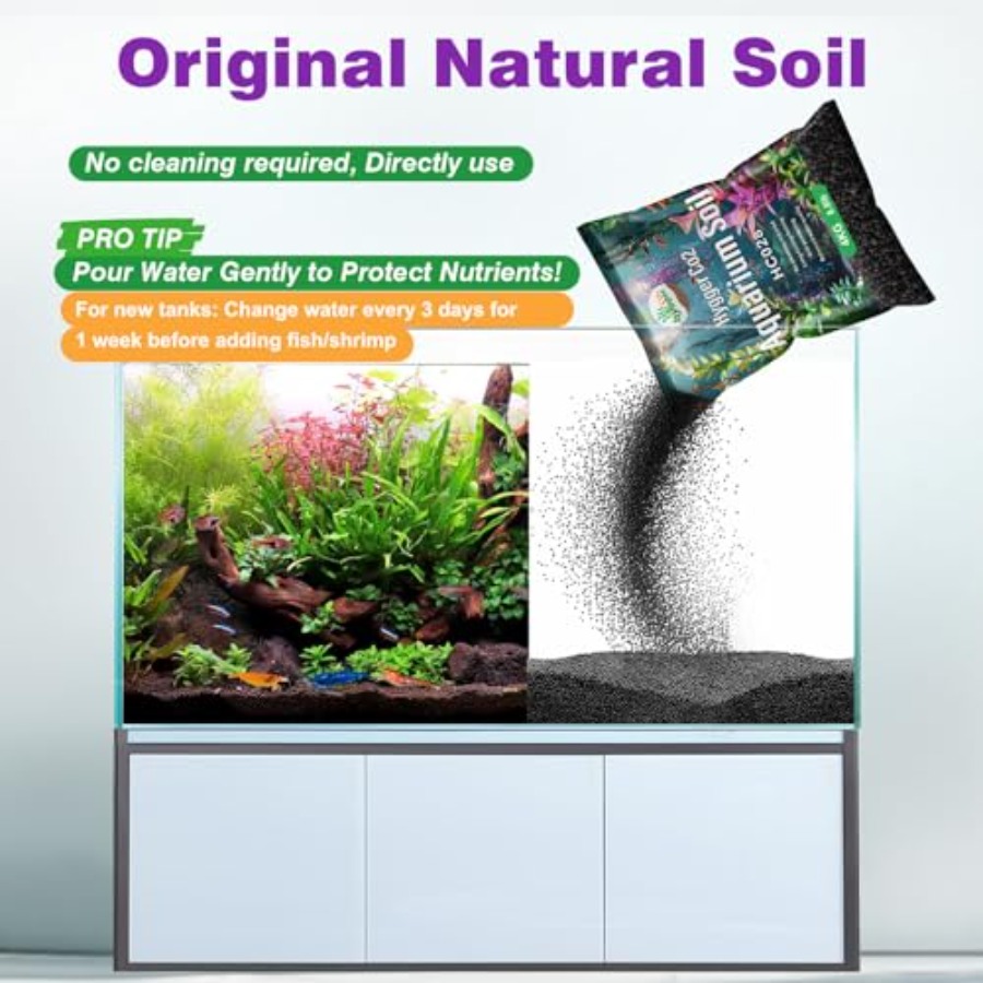 Upgraded Aquarium Soil Water G - Aquarium Plant No Need Soil 评论和价格